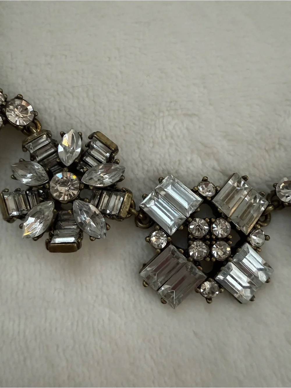 J. Crew Vintage Art Deco Inspired Statement Necklace
